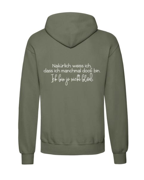 ich bin ja nicht blöd